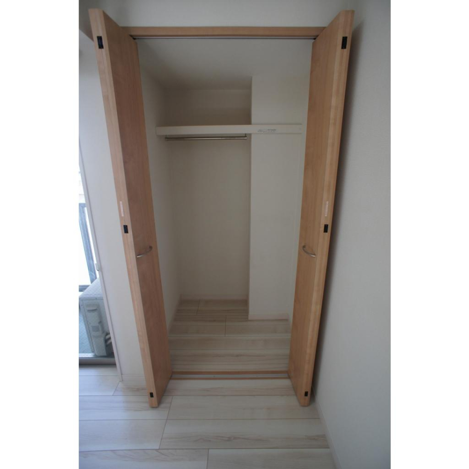 収納を開けた時の様子。