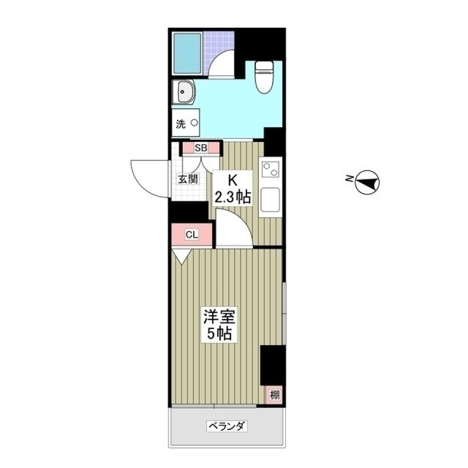 目黒の静かな調べ：一人暮らしの秘密の部屋の間取り図