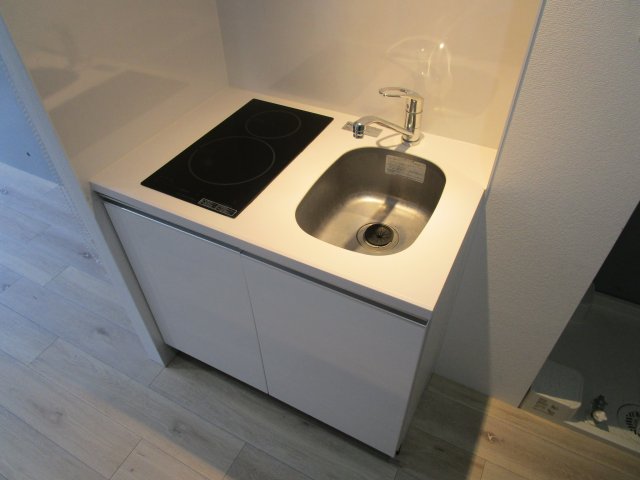 2口のIHコンロが標準装備です。