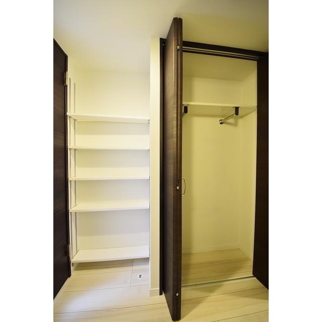 収納を開けた時の様子。