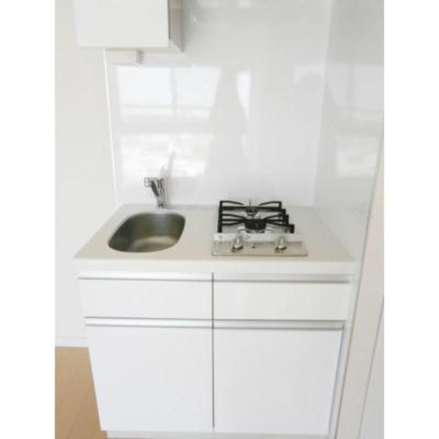 2口のガスコンロ。※写真は同タイプ住戸です。