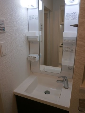 清潔感のある洗面台！