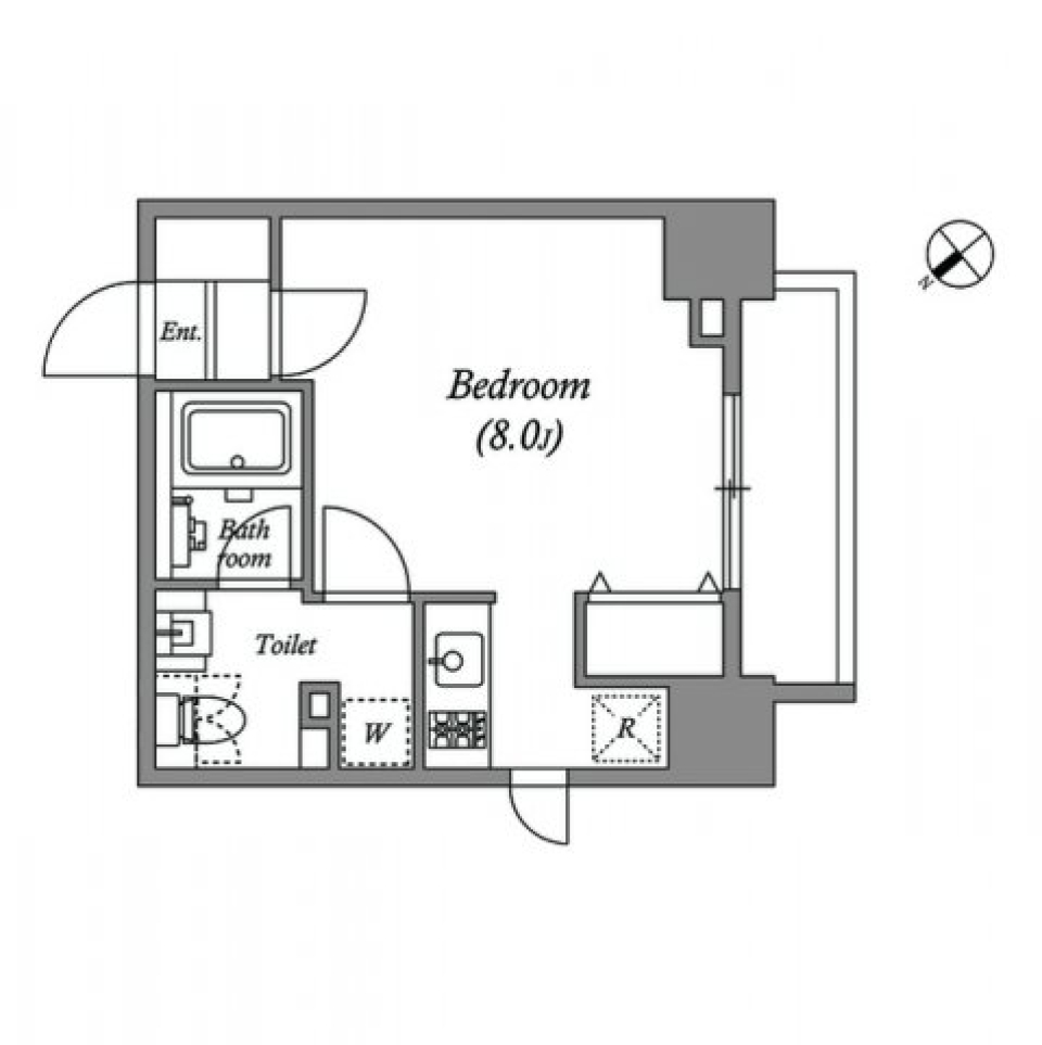 ＧＲＡＮ　ＰＡＳＥＯ新大塚 0404号室の間取り図