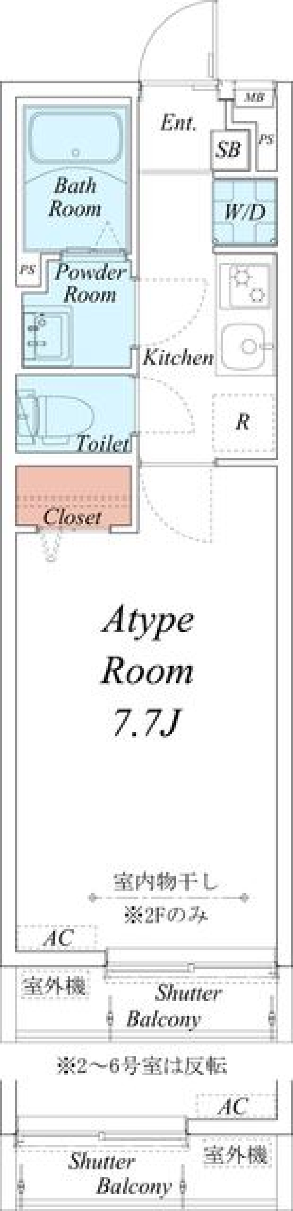 部屋番号XXX、冒険の始まりの間取り図