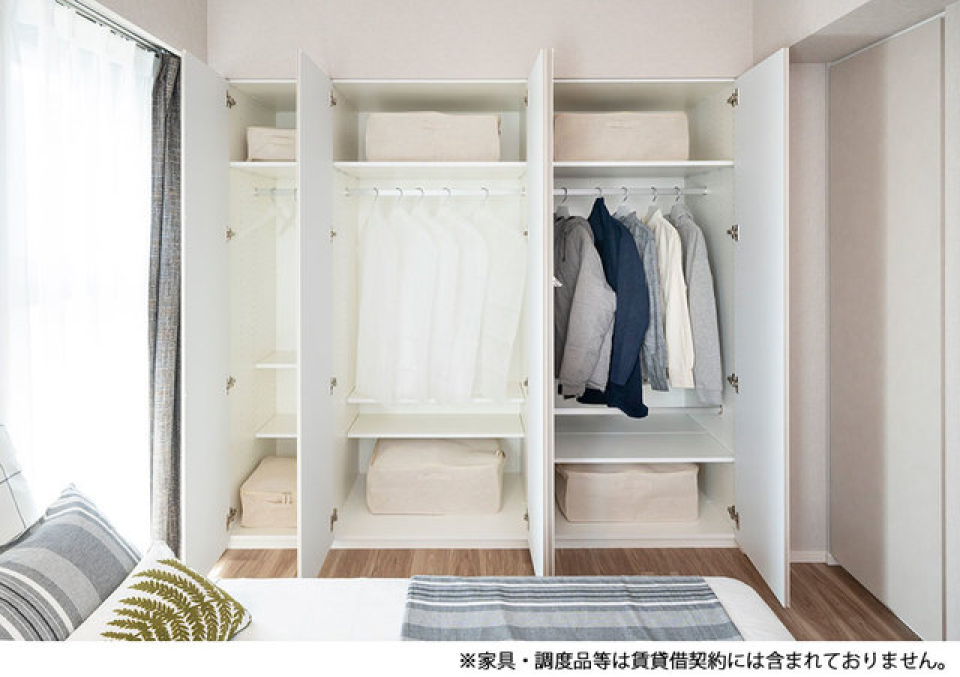 収納もこれだけあれば困らない