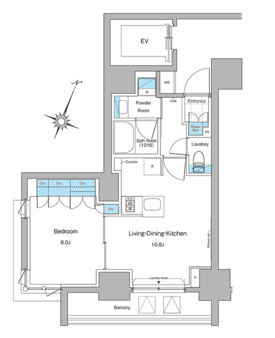 こんなお部屋に住みたい！の間取り図