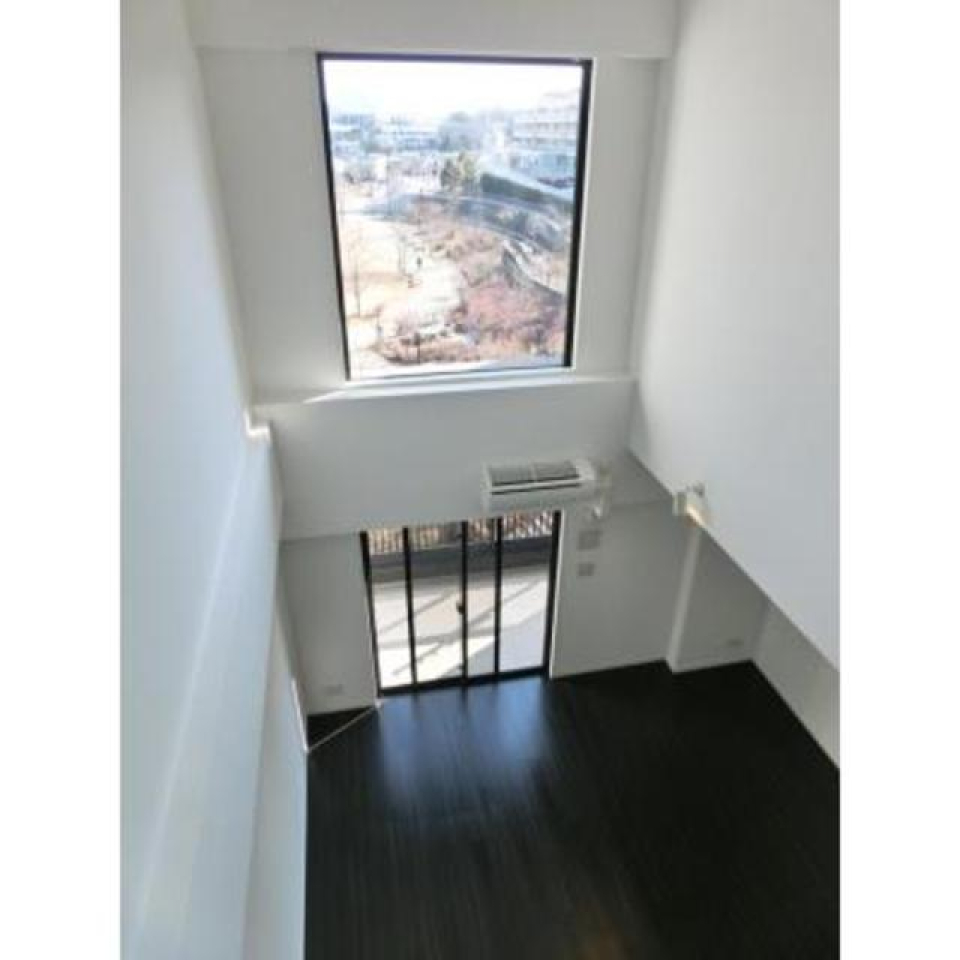 大きな窓が太陽をいっぱい取り込む