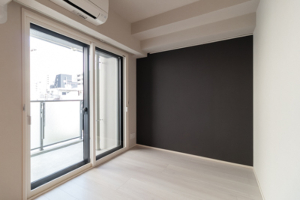 バルコニー付きのお部屋、リビングも13.2帖と広々とした空間になっています。
※写真は同タイプ住戸です。