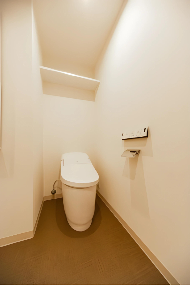 トイレの様子。※写真は同タイプ住戸です。