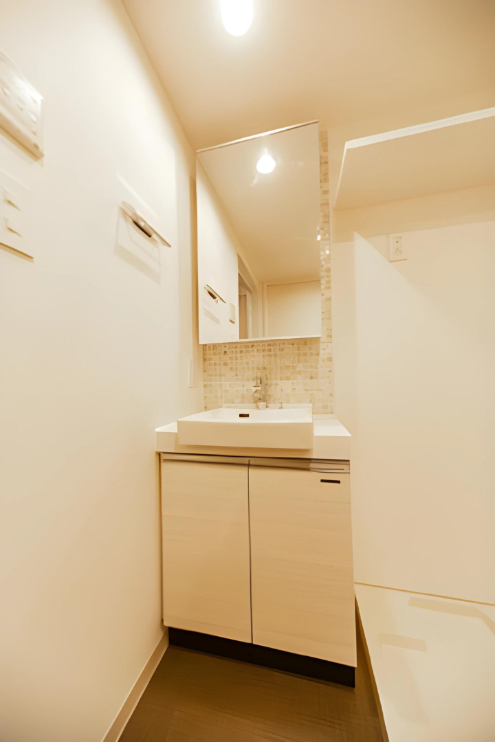 嬉しい独立洗面台。※写真は同タイプ住戸です。