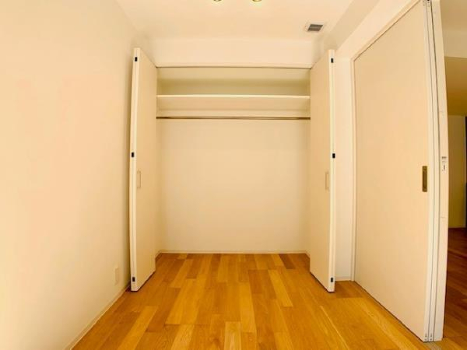 収納を開けた時の様子。