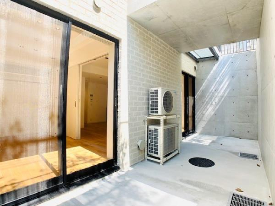 バルコニーに出た時の様子。