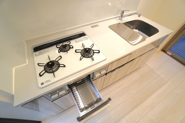 グリルがついているのが嬉しい！
※写真は同タイプ住戸です。