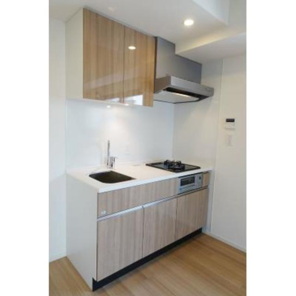 2口のガスコンロが導入されたキッチンです。※写真は同タイプ住戸です。