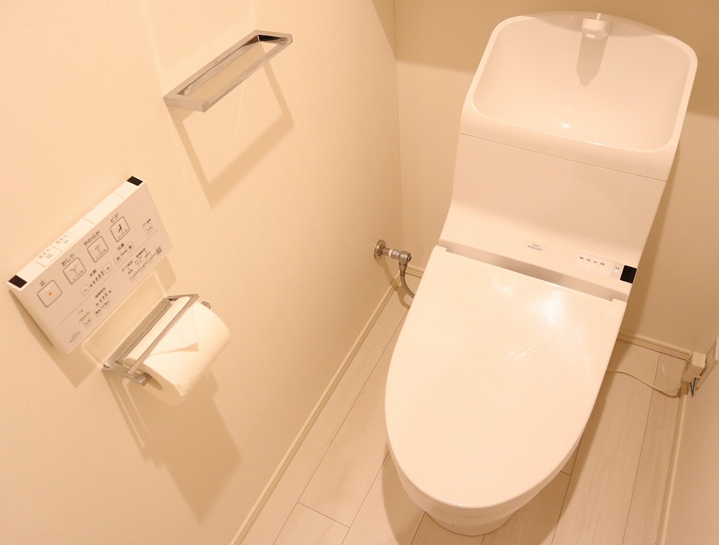 手を洗うことが出来るトイレ。