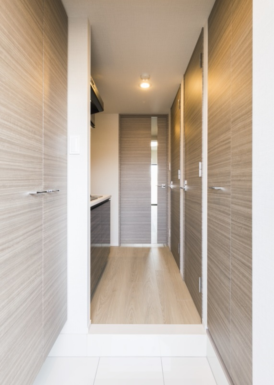 お部屋へとつながる廊下。