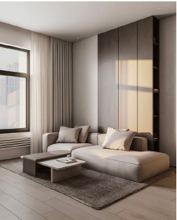 アッシュ系でそろえると一気に海外風になりますね。