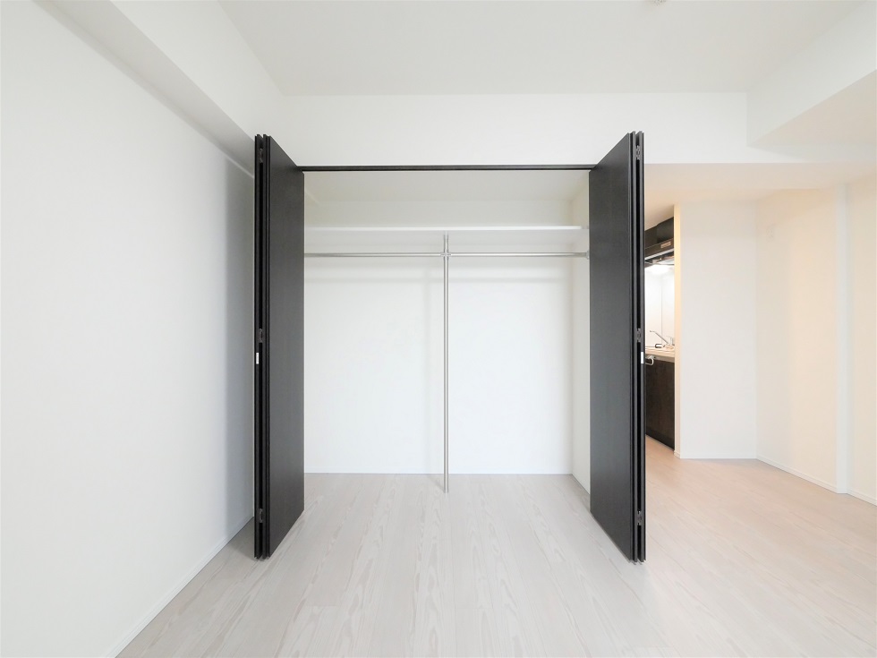 収納を開けた時の様子。