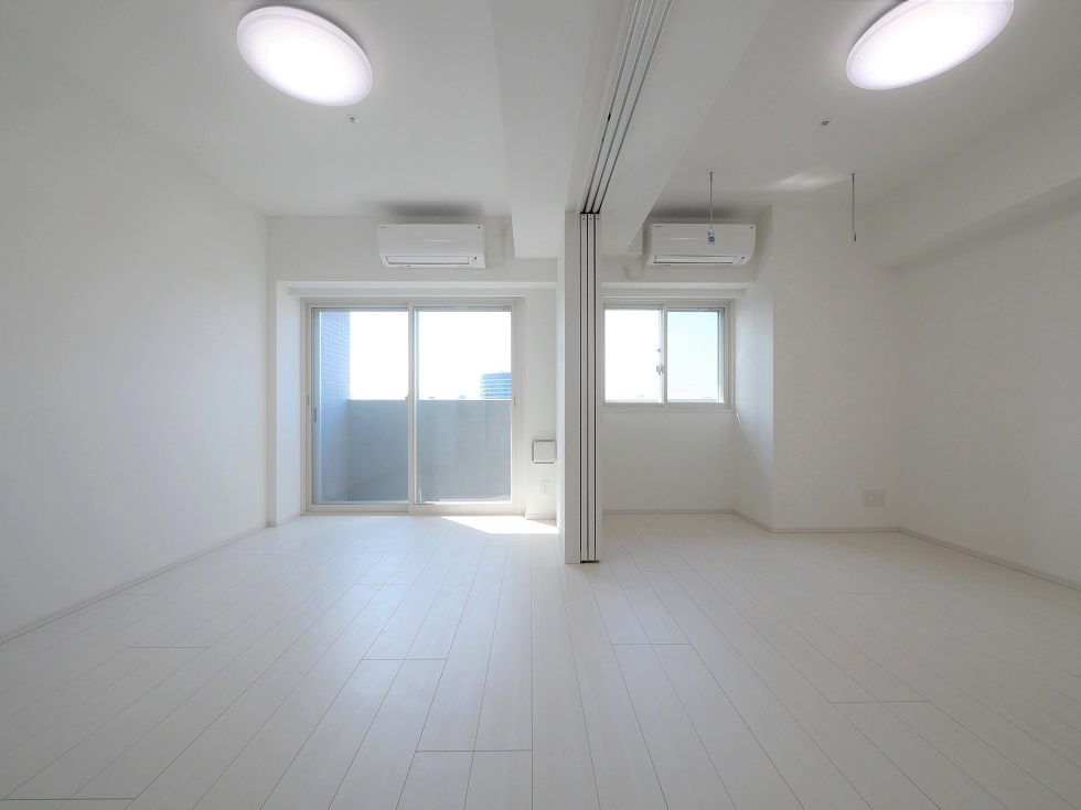 ９．０帖のLDKと６．２帖の洋室が広がります。