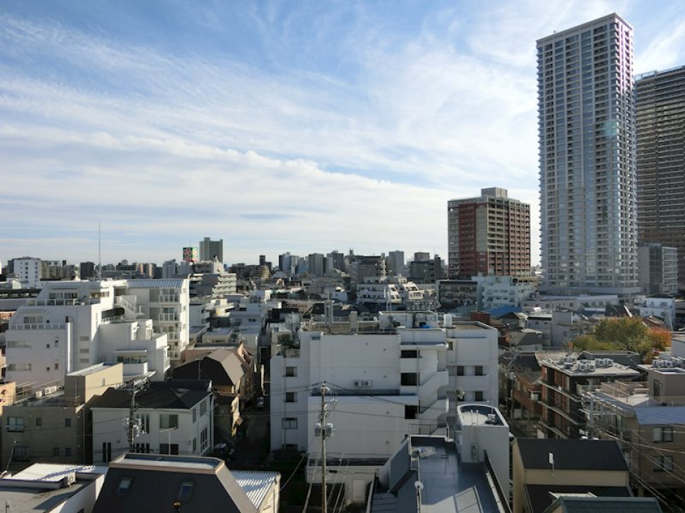 屋上からの見晴らし