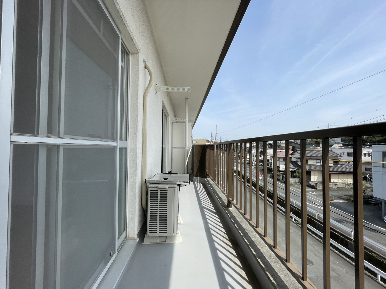 ベランダも日当たりバッチリ