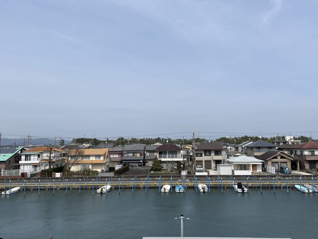 北側のベランダからは浜名湖が見えます♪