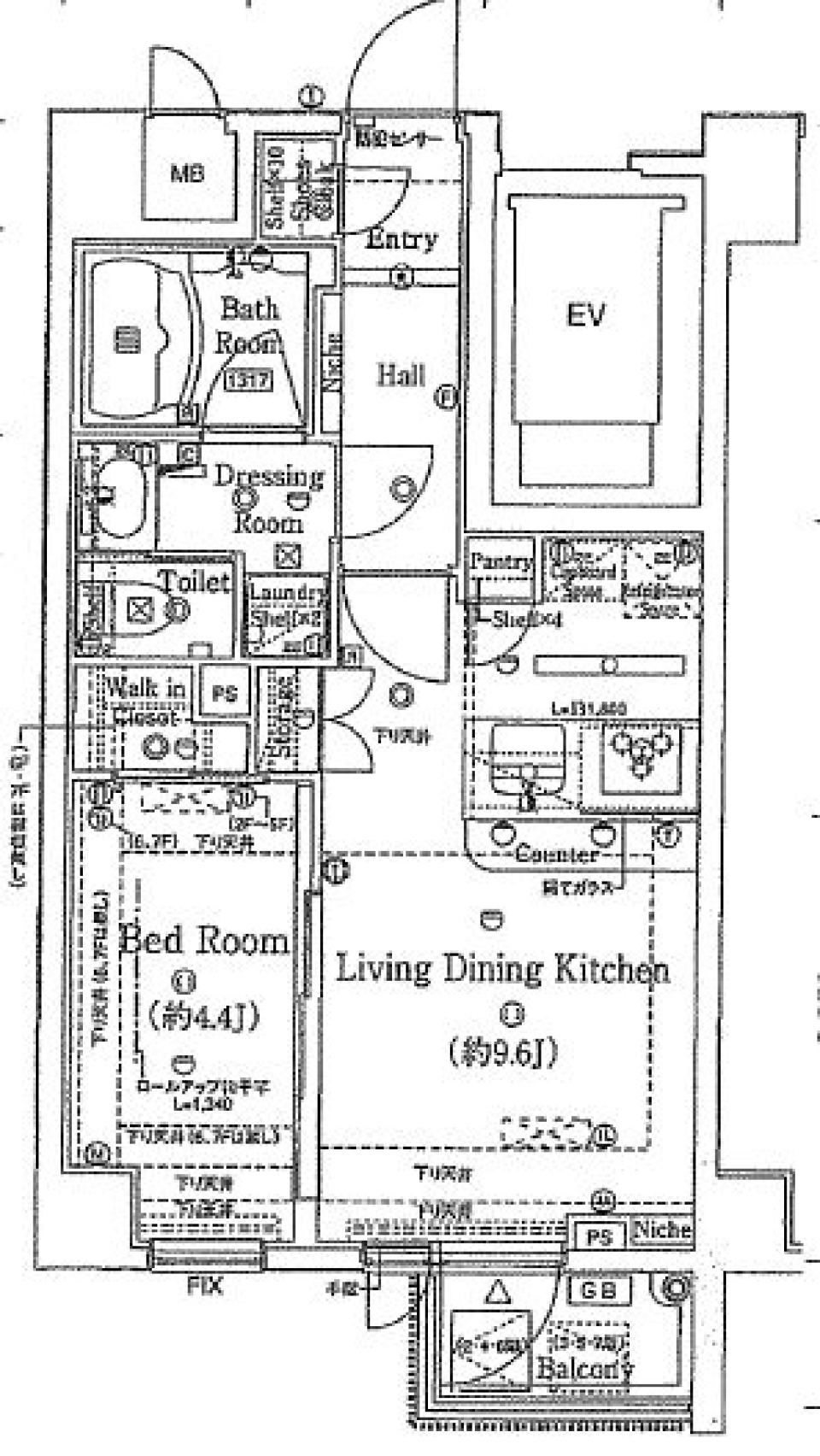 運河のほとりで：バラ色が奏でるメロディの間取り図