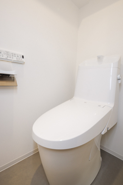 シンプルなトイレ。※写真は同タイプ住戸です。