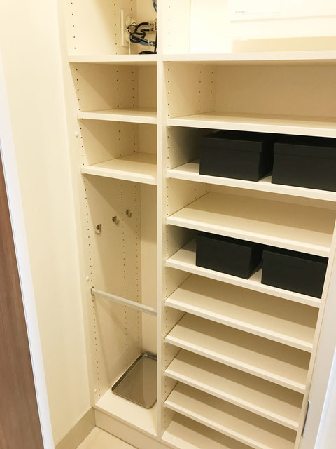大容量のシューズBOX付です！お客様が来たら、靴をここに詰め込みましょう！
※写真は同タイプ住戸です。