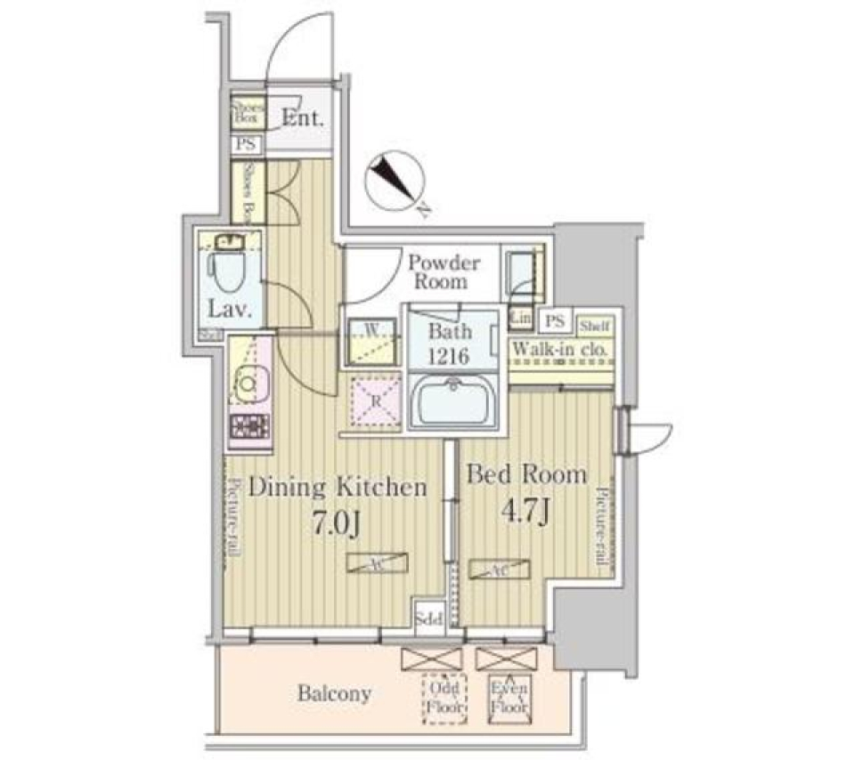 ミルクティーベージュの優しさの間取り図