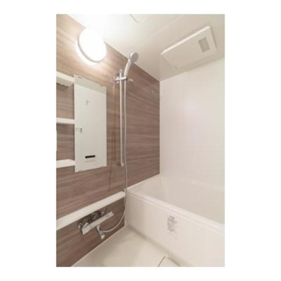 ナチュラルなブラウンカラーのパネルが導入されています。※写真は同タイプ住戸です。