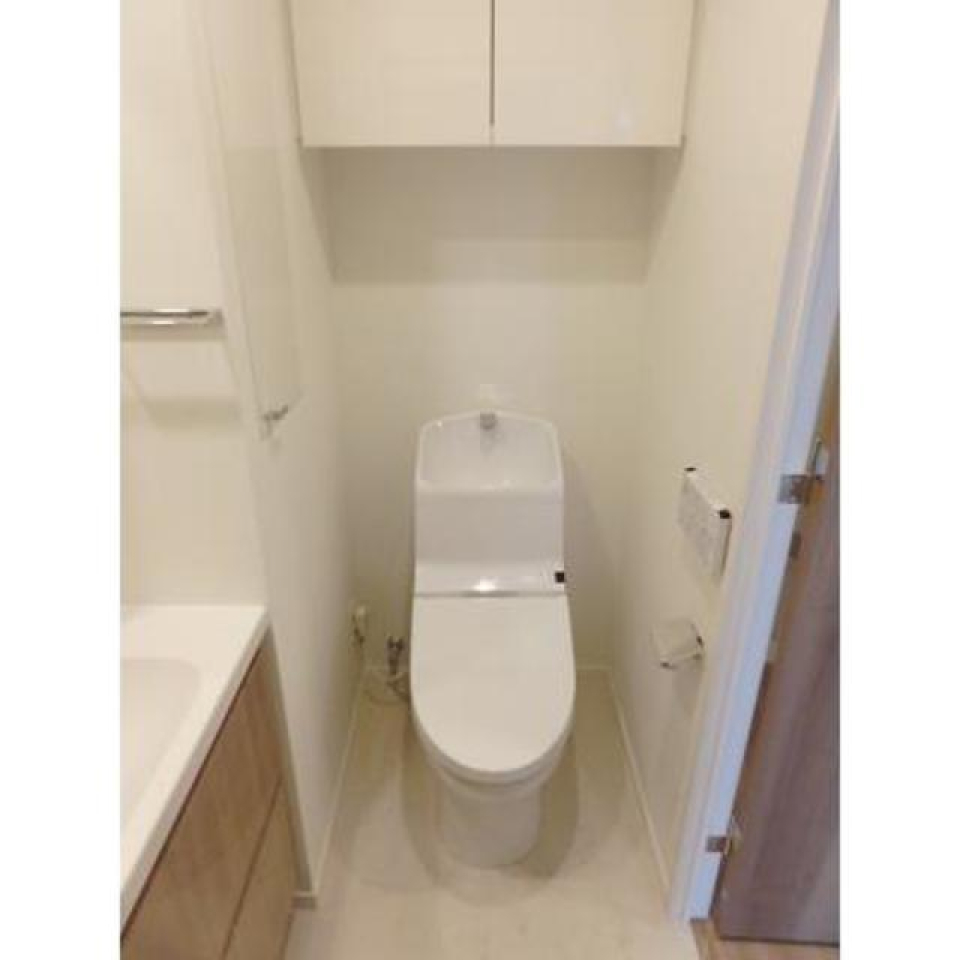 洗面室のすぐ横にはトイレ