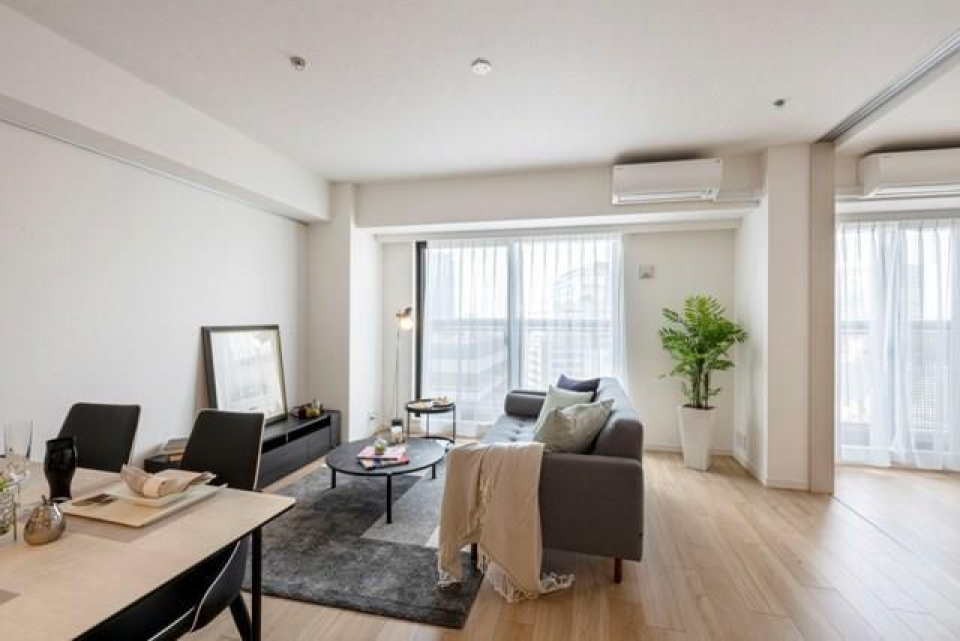 家具を置いたときはこんな感じ。※写真は同タイプ住戸です。