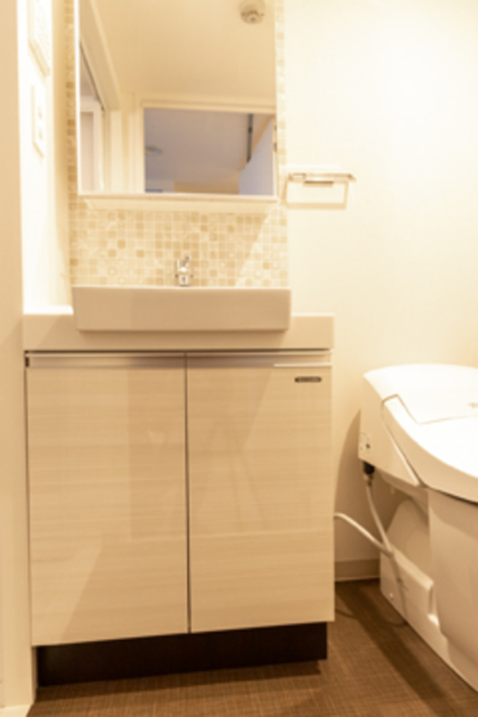 嬉しい独立洗面台。※写真は同タイプ住戸です。