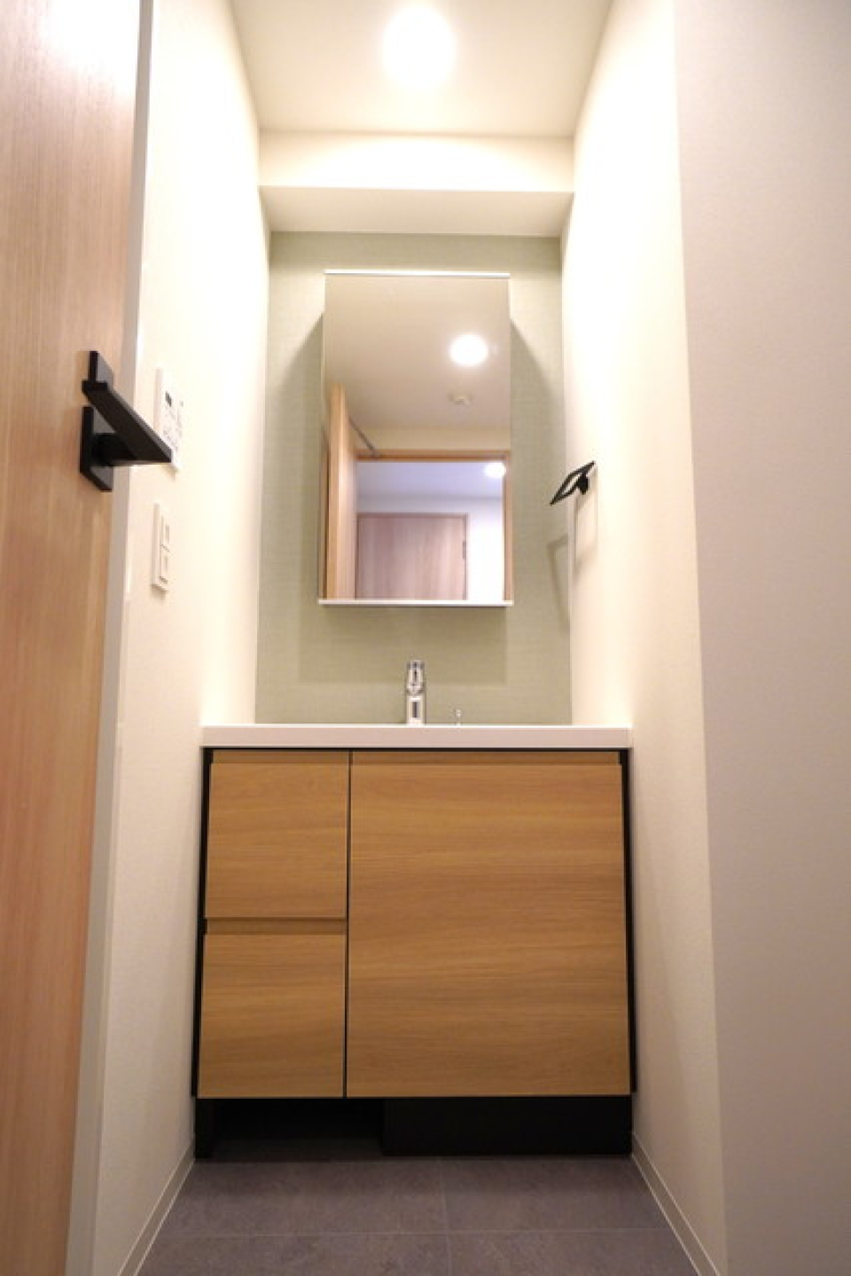 嬉しい独立洗面台。※写真は同タイプ住戸です。