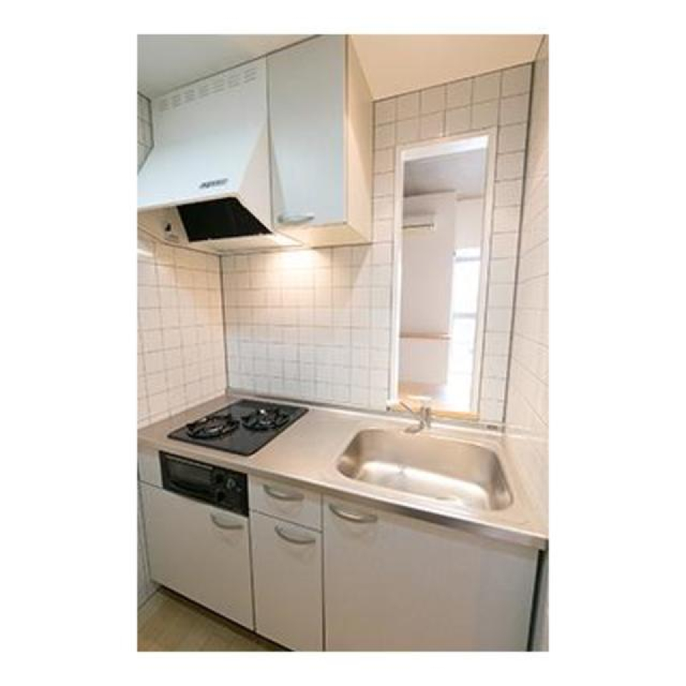 ２口コンロが導入されています。※写真は同タイプ住戸です。