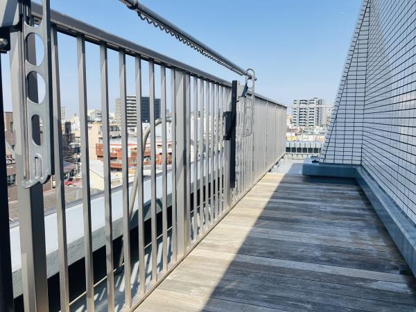 バルコニーの様子。