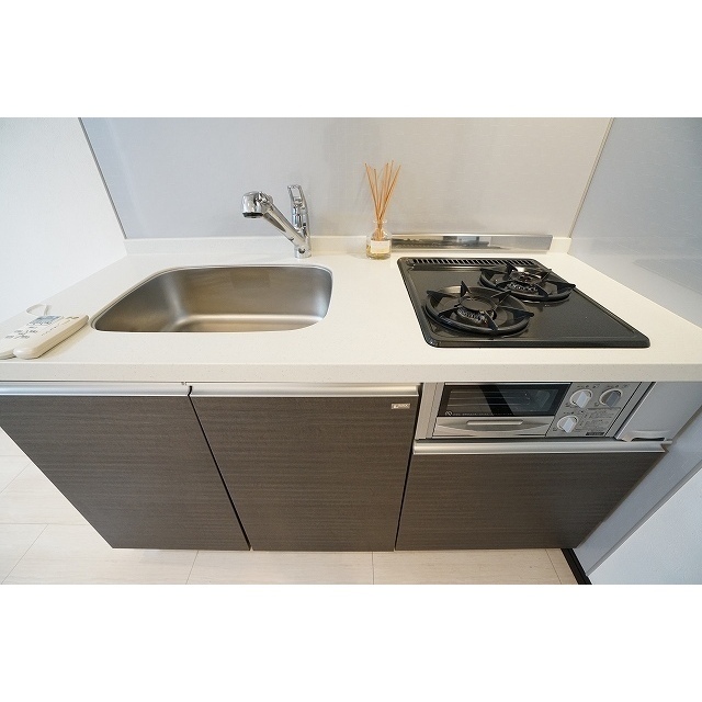 2口コンロが導入されています。