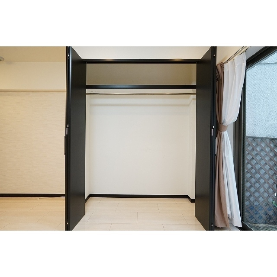 収納を開けた時の様子です。