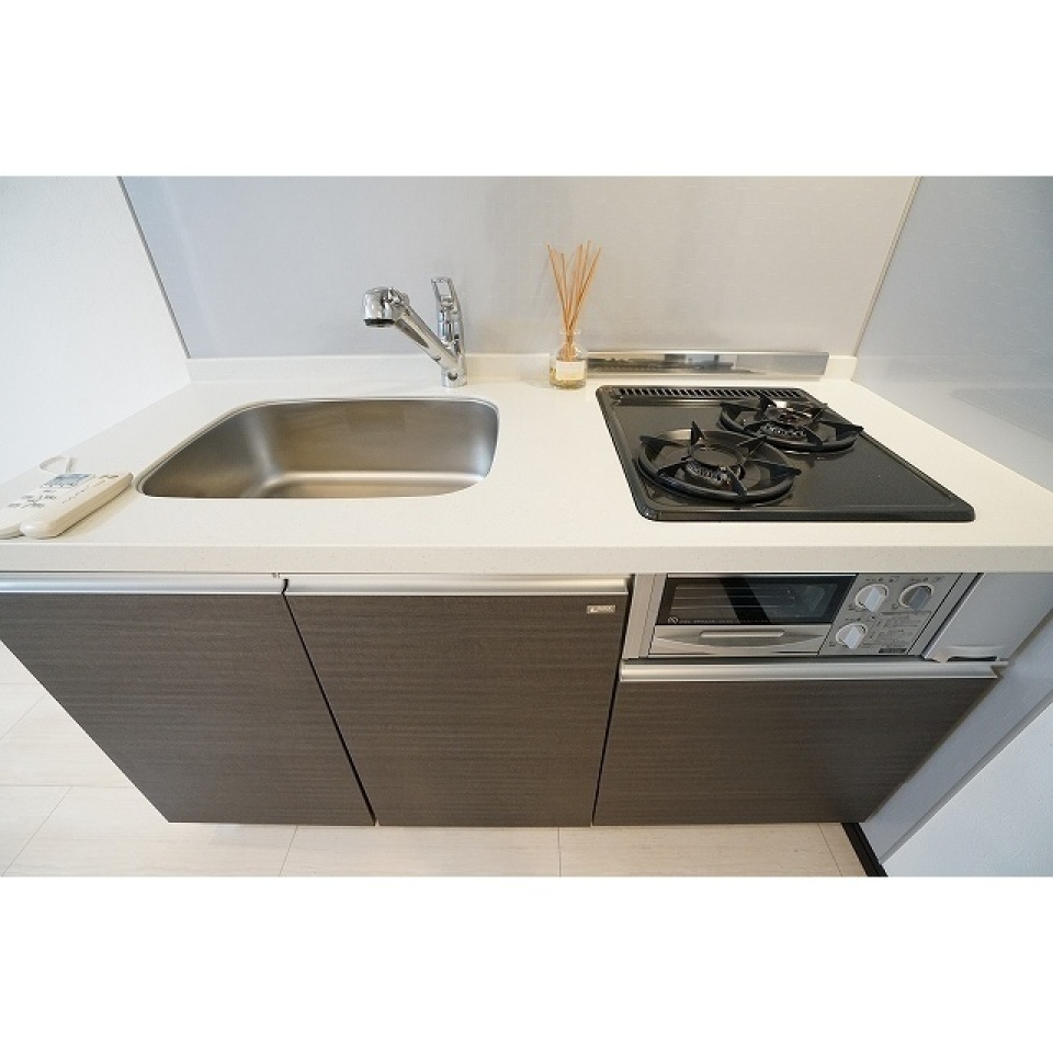 2口コンロが導入されています。