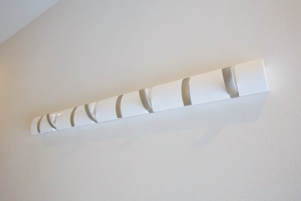 フック発見！ここにあると何でも掛けたくなっちゃうじゃない！