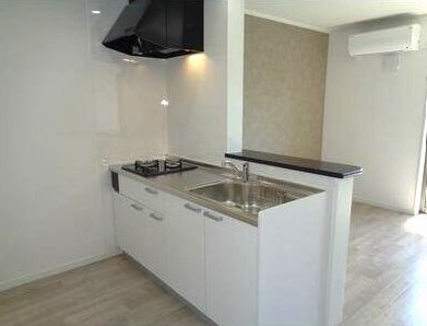 システムキッチンは便利な対面式です