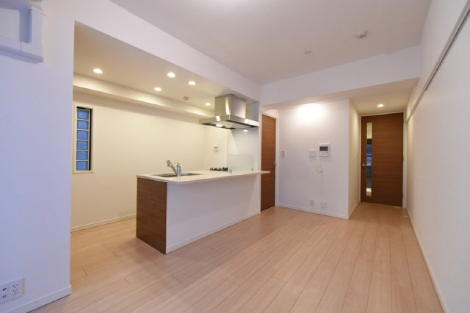 ７．９帖のリビングダイニング。