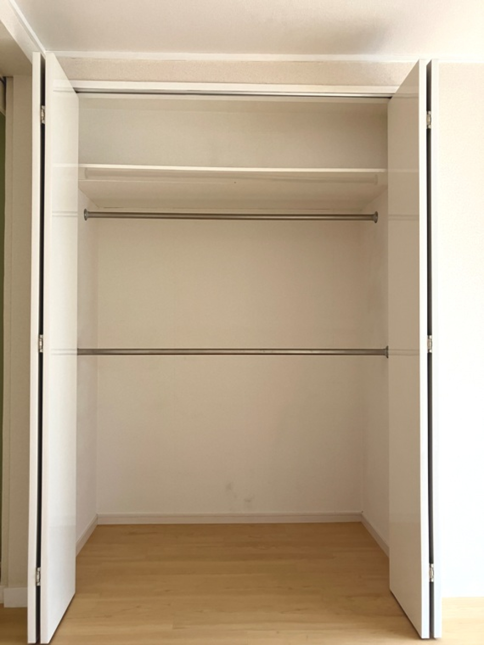 収納を開けた時の様子。