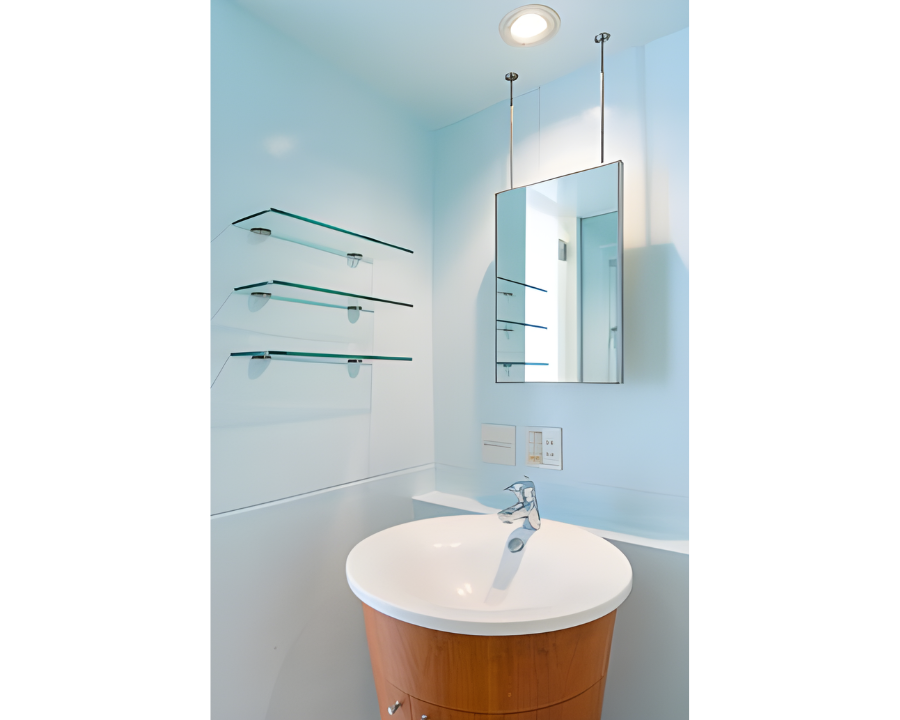 洗面所が個性的で気になるっ！※写真は同タイプ住戸です。