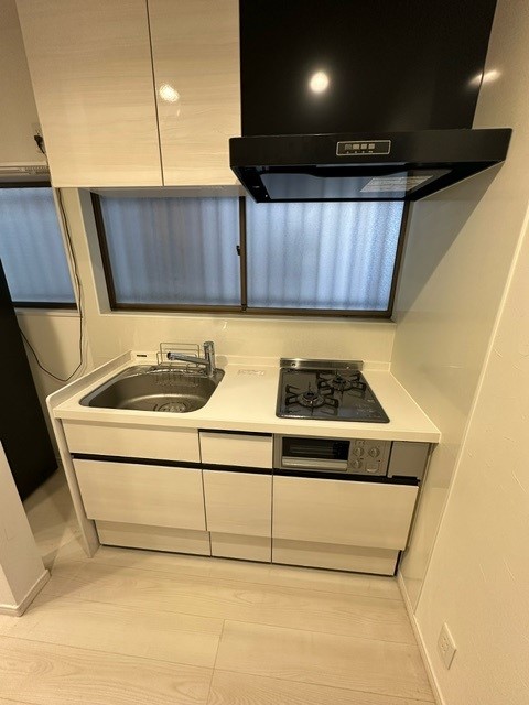 ２口のガスコンロが導入されています。