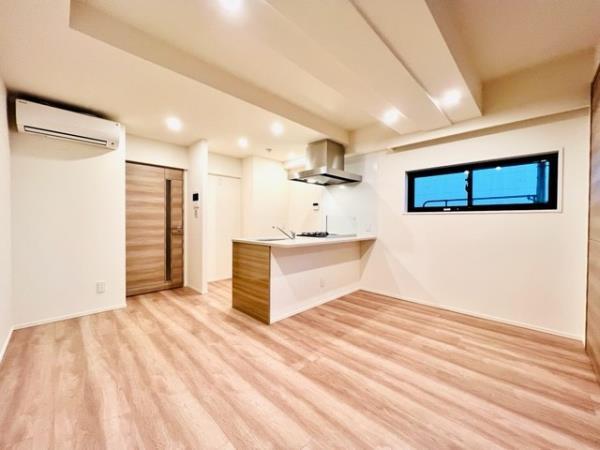 １０．７帖のゆとりのあるLDK。