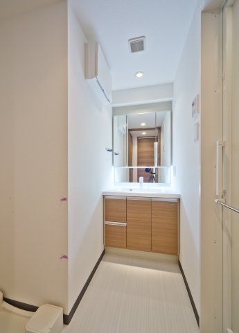 嬉しい独立洗面台。