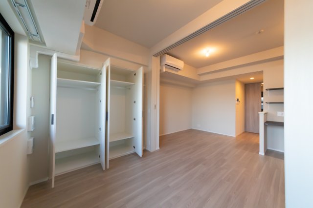 収納を開けた時の様子。