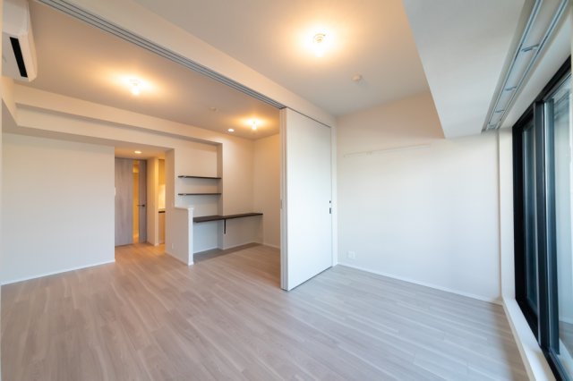 ８．９帖のリビングダイニングです。